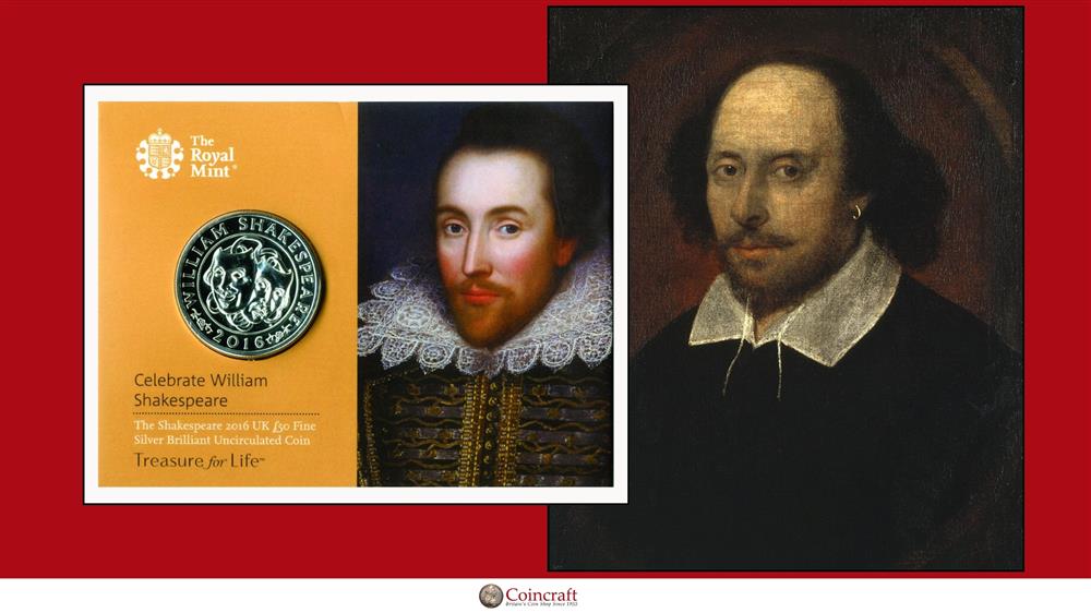 £50 Fine Silver Honouring William Shakespeare